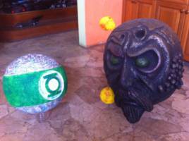 Mogo the Living Planet (Green Lantern) Custom Diorama / Playset