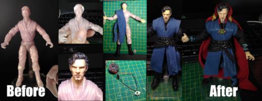 Doctor Strange (Marvel Legends) Custom Action Figure [wip]