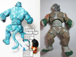 Super Saiyan God OHZARU (Dragonball Z) Custom Action Figure