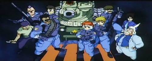 Tank Police Diorama (Anime) Custom Diorama / Playset