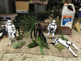 Dirt and Some Plants (Star Wars) Custom Diorama / Playset