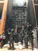 Attack on the Dam of the river Isen (Lord of the Rings) Custom Diorama / Playset