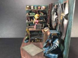 Princess Peach Parts Shop (Super Mario Bros) Custom Diorama / Playset