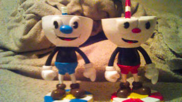 Cuphead and Mugman (Original) Custom Action Figure