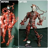 Carnage ( cletus kasady ) (Marvel Legends) Custom Action Figure