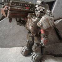 Brotherhood of Steel Sentinel T60 (Fallout) Custom Miniature / Figurine [Custom Fatman Launcher]
