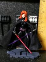 3.75" Mara Jade Skywalker Dark Jedi/ Stealth Outfit (Star Wars) Custom Action Figure