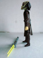 Two Slash - Predator Jedi (Star Wars) Custom Action Figure [Left View]