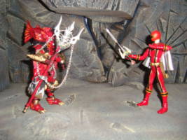 Hades Wise God Dagon (Power Rangers) Custom Action Figure [Dagon VS Magi Red!!!]
