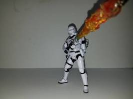 Black Series First Order Flame Trooper (Star Wars) Custom Action Figure