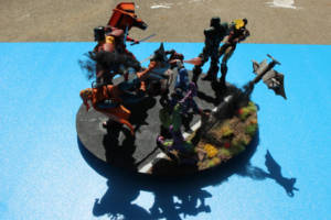 Marvel Ensemble (Marvel Universe) Custom Diorama / Playset [3]