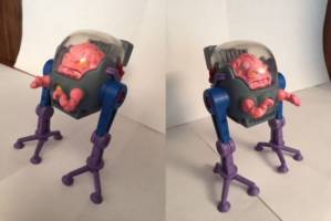 NECA 2017 Krang (1989 Throwback) (Teenage Mutant Ninja Turtles) Custom Action Figure