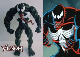Venom ('90s Cartoon) (Marvel Legends) Custom Action Figure