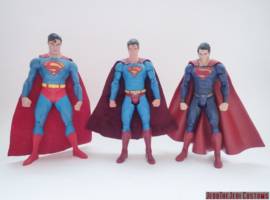 Superman (Brandon Routh) (DC Universe) Custom Action Figure [Superman (Brandon Routh) custom figure with other Supermen]