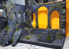 1/12 temple diorama (Marvel Legends) Custom Diorama / Playset
