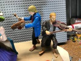 Marigold Brandybuck and the Green Dragon house band (Lord of the Rings) Custom Action Figure