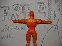 Lava Spidey (Imaginary Friends) Custom Action Figure