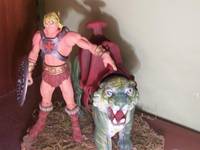 He-man and battlecat (Masters of the Universe) Custom Action Figure
