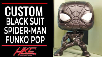 Symbiote Spider-Man (Black suit Funko Pop Vinyl figure) (Funko Pop!) Custom Miniature / Figurine