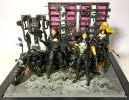 "Deadlier Than The Male" (Marvel) Custom Diorama / Playset