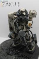 EFSF Zaku II (Gundam) Custom Diorama / Playset
