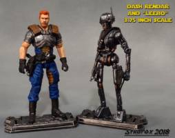 Dash Rendar and "Leebo" (Star Wars) Custom Action Figure
