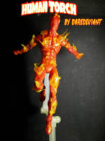 Human Torch (Marvel Universe) Custom Action Figure