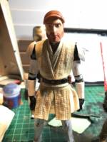 Star Wars the Clone Wars Obi-Wan Kenobi (Star Wars Clone Wars) Custom Action Figure