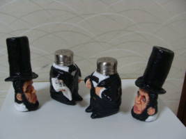 Abraham Lincoln Salt and Pepper Shaker Figurines,no.2 (My Heroes) Custom Other