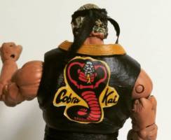 Johnny Lawrence(william zabka) Cobra kai (Street Fighter) Custom Action Figure [Johnny Lawrence"back"]