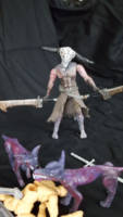 Capra Demon and Undead Attack Dog statues (Dark Souls) Custom Action Figure
