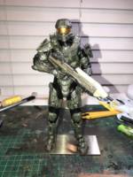 HALO Master Chief NECA 8" scale (Halo) Custom Action Figure