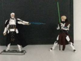 Valkorion the eternal emperor (Star Wars The Old Republic) Custom Action Figure [Vs the outlander]