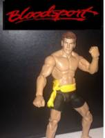 Bloodsport Frank Dux - Jean Claude Van Damme figure (Movie Masters) Custom Action Figure