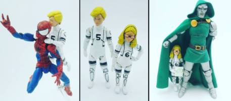 Franklin and Valeria Richards Figma (Marvel) Custom Action Figure