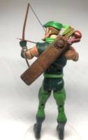 Classic Green Arrow (with Functioning Quiver) (DC Universe) Custom Action Figure [new quiver with arrows that fit inside]