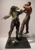 Dutch vs Predator - version 2 (Predator) Custom Diorama / Playset