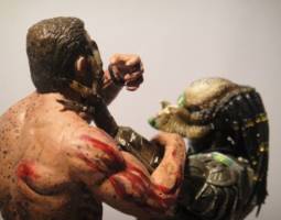 Dutch vs Predator - version 2 (Predator) Custom Diorama / Playset
