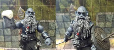 Gort the Mad - Duergar Fighter (Dungeons and Dragons) Custom Action Figure [Gort the Mad - at play and at work]