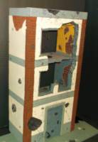 battle damaged 3 story building (Marvel Legends) Custom Diorama / Playset