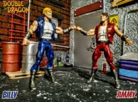 Billy y Jimmy "Double Dragon 1" (Double Dragon) Custom Action Figure