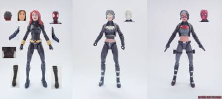 Rule 63 (gender-swapped) Red Hood (Batman) Custom Action Figure [Rule 63 Red Hood custom action figure before and after]