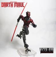 Darth Maul Cyborg - Star Wars: The Black Series (Star Wars) Custom Action Figure
