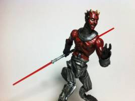 Darth Maul Cyborg - Star Wars: The Black Series (Star Wars) Custom Action Figure