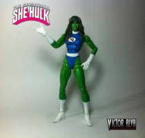 She Hulk Fantastic Four (Marvel Legends) Custom Action Figure