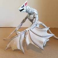 Albino Gyaos (Godzilla) Custom Action Figure