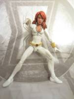Black Widow (White Costume) (Marvel Legends) Custom Action Figure