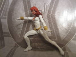 Black Widow (White Costume) (Marvel Legends) Custom Action Figure