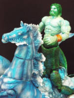 Triton, son of Poseidon, on his hippocampus drawn chariot (Marvel Legends) Custom Action Figure
