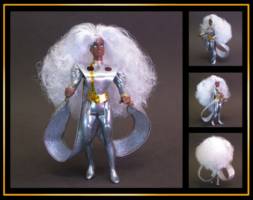 Storm in Silver Outfit (Princess of Power style) (Crossover) Custom Action Figure